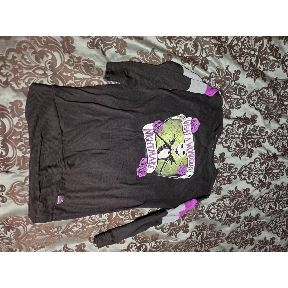 Disney The Nightmare Before Christmas Jack Skellington Sweater Halloween Size L